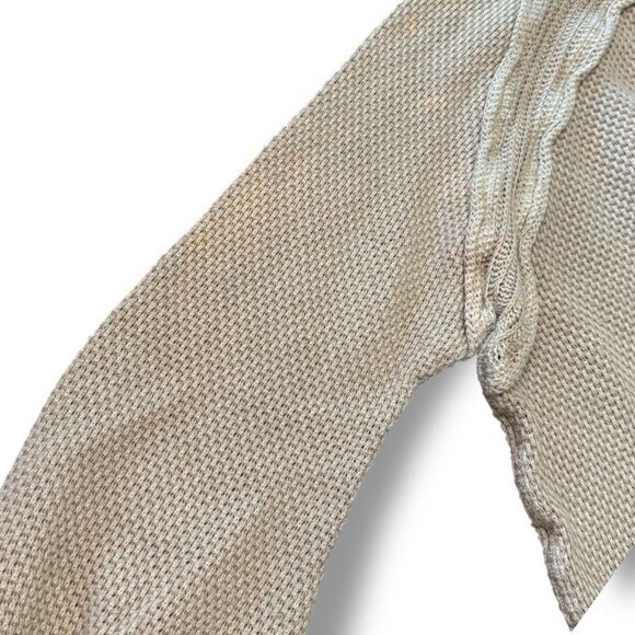 We The Free She's a Keeper Mock Neck Sweater Knit Oversized Tan Women’s Size S - Picture 8 of 12